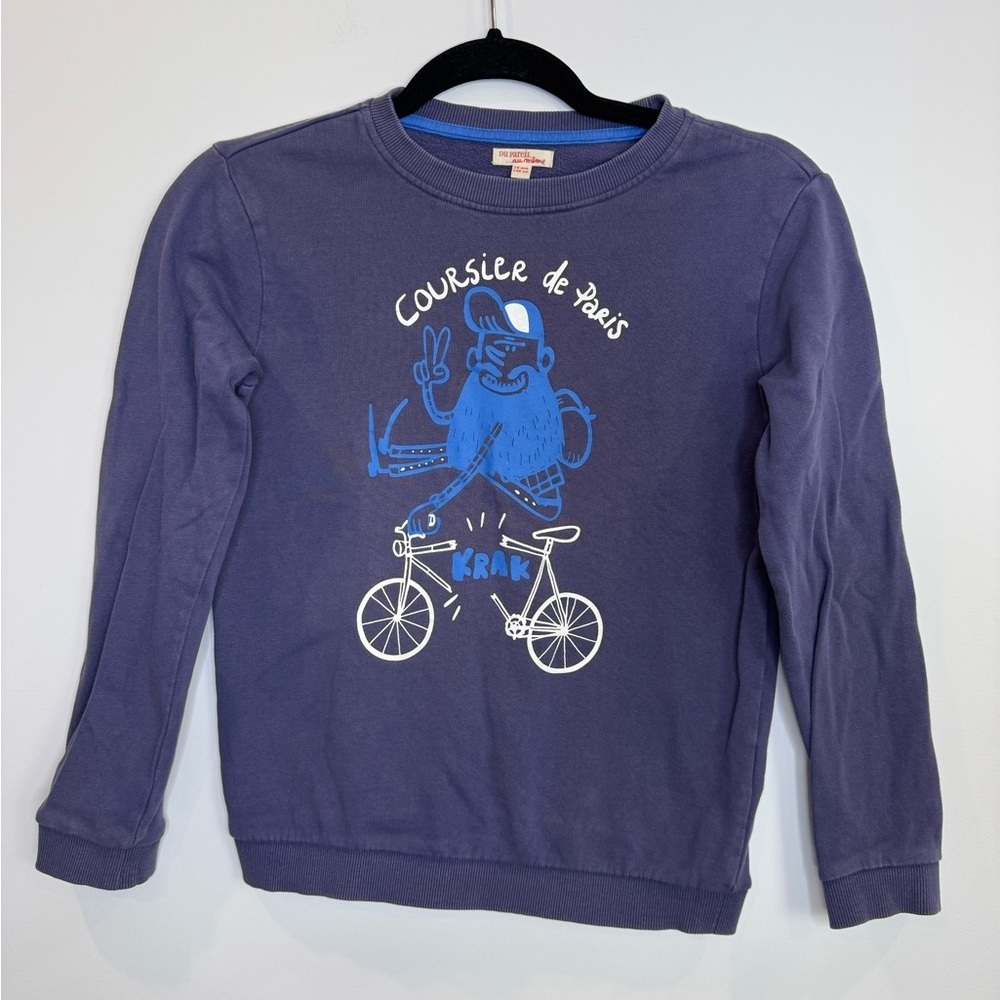Du pareil au même blue Kids Shirt with Graphic size 10 years